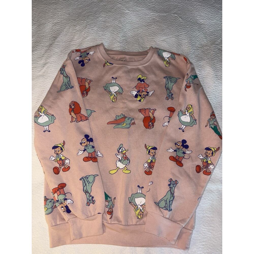 Disney 100th Anniversary Vintage Pink Characters Walmart Exclusive Size Small